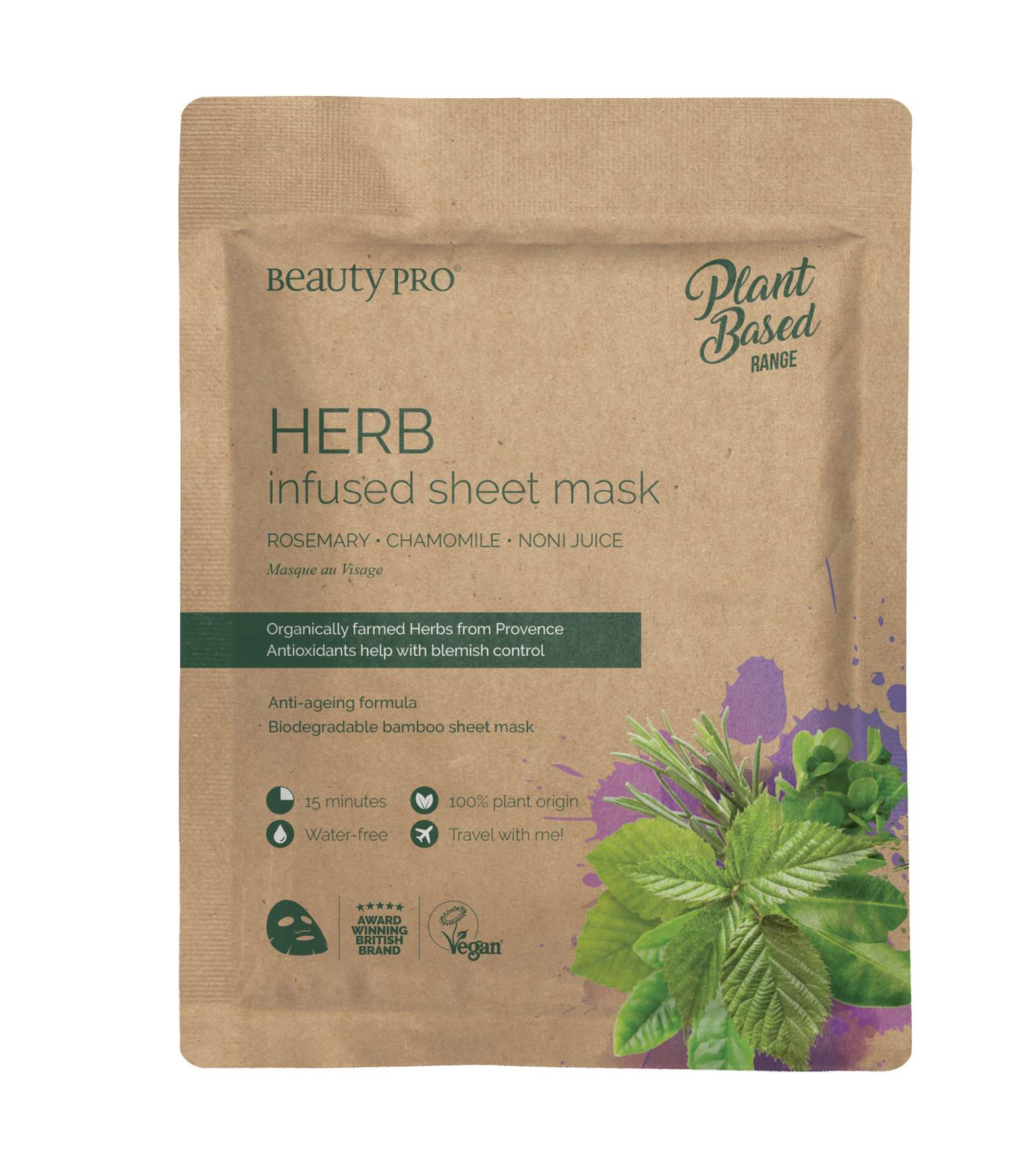 BeautyPro Herb Infused Face Mask BeautyPro Herb Infused Face Mask 1