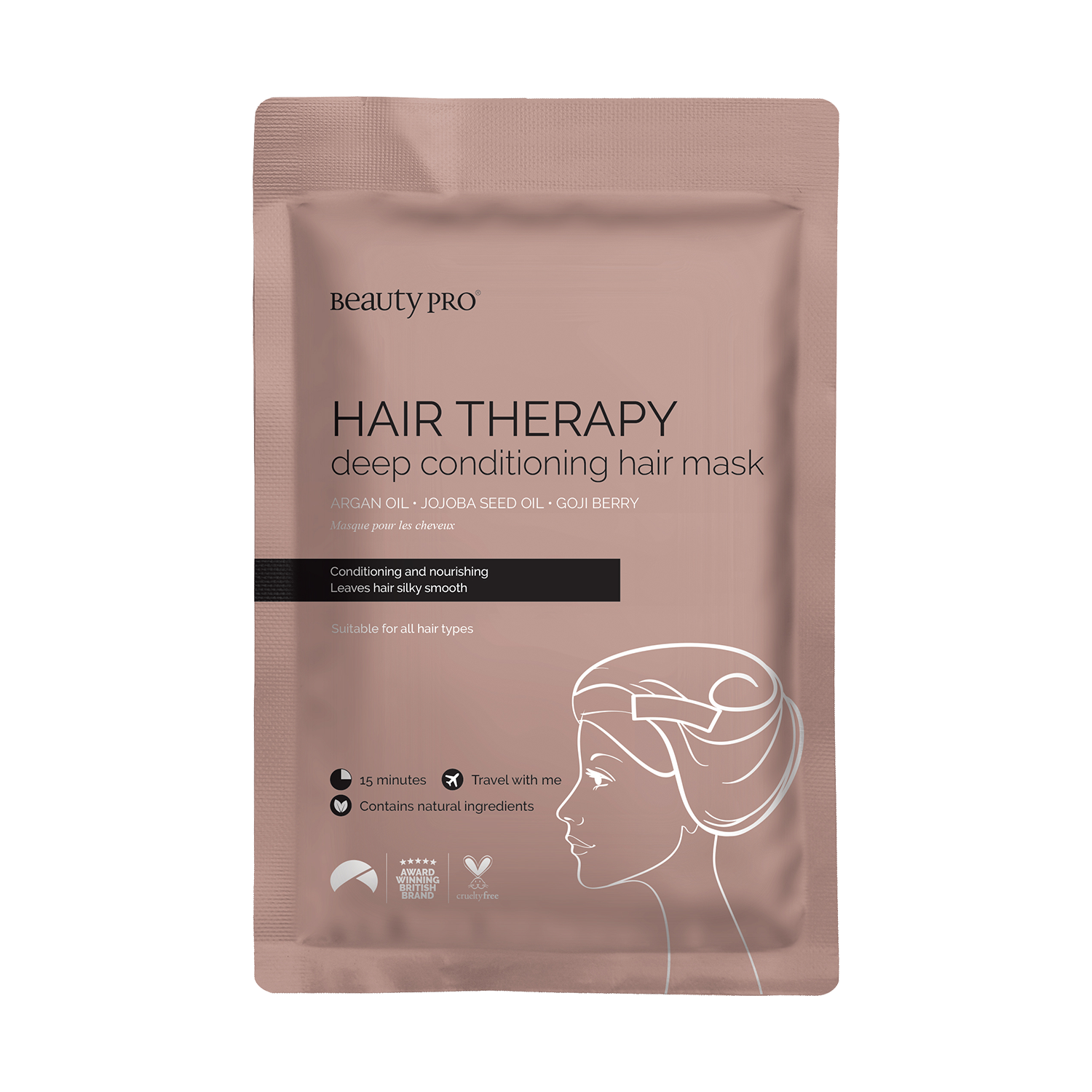 BeautyPro HAIR THERAPY Deep Conditioning Hair Mask with Argan Oil  1