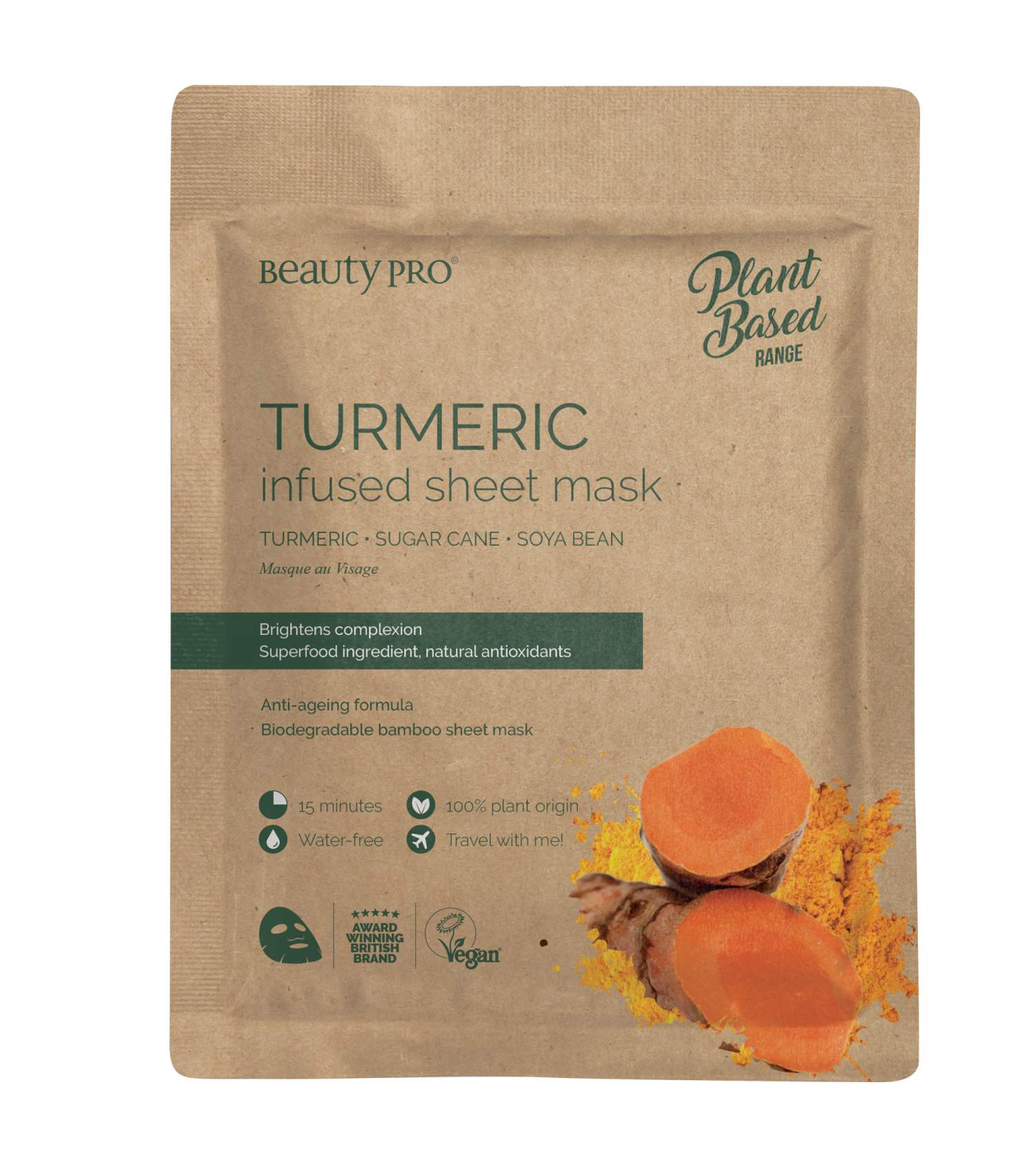 BeautyPro Turmeric Infused Face Mask  1