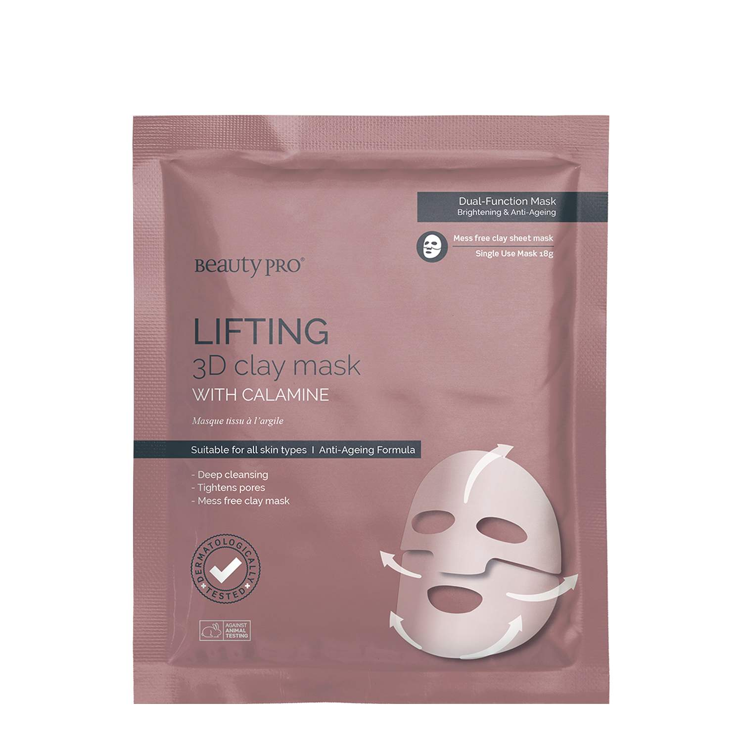BeautyPro LIFTING 3D Clay Mask with Calamine