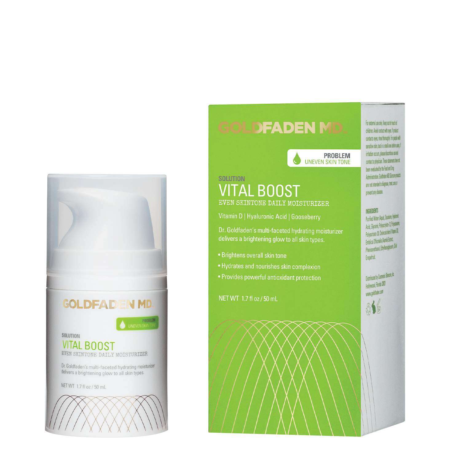 Goldfaden MD Vital Boost Even Skintone Daily Moisturizer Goldfaden MD Vital Boost Even Skintone Daily Moisturizer 1