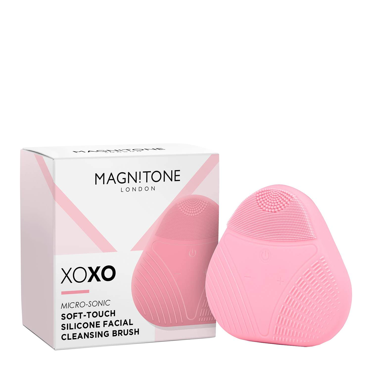 Magnitone London XOXO SoftTouch Silicone Cleansing Brush - Pink Magnitone London XOXO SoftTouch Silicone Cleansing Brush - Pink 1