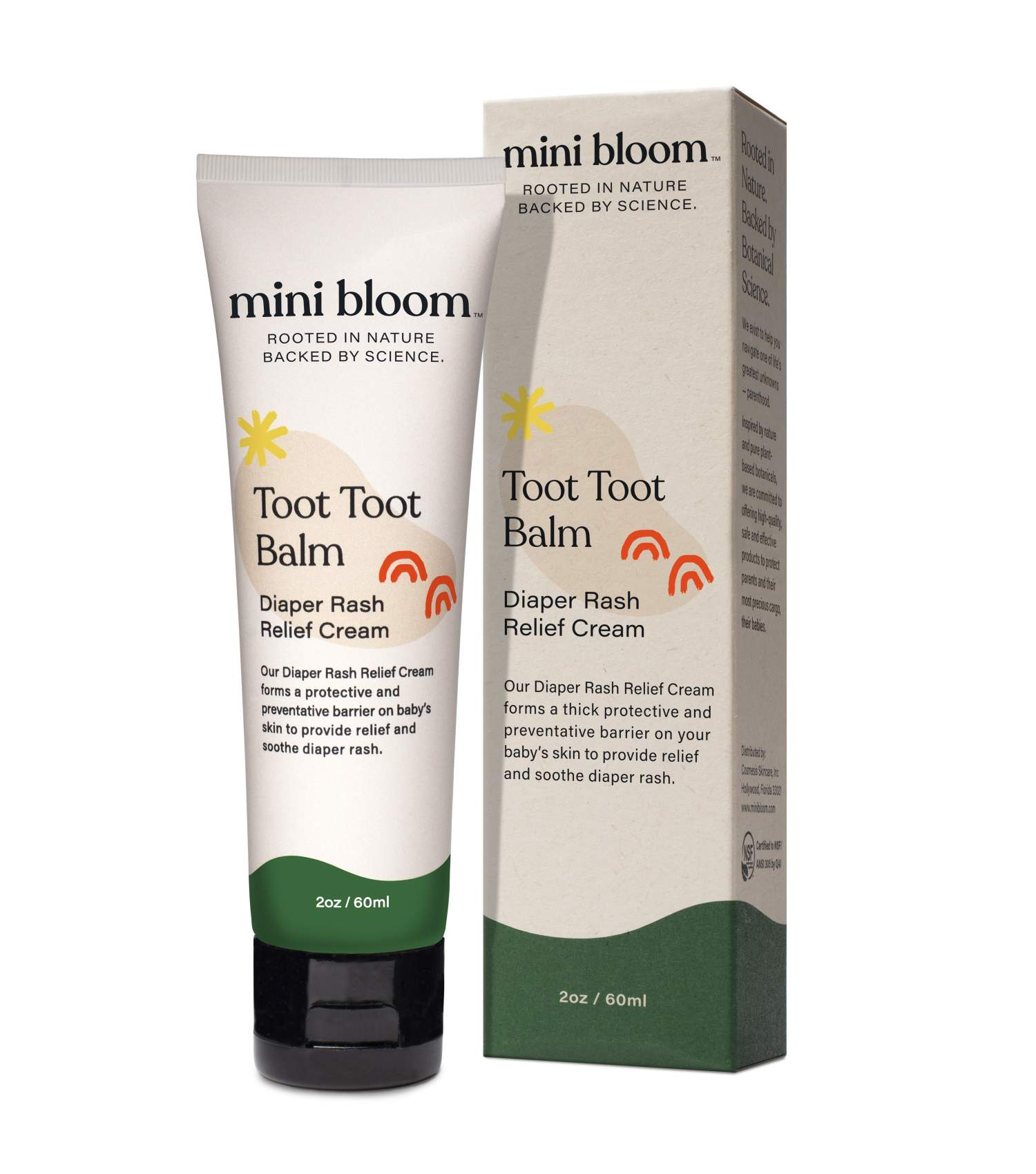 Mini Bloom TOOT TOOT BALM - Diaper Rash Relief Cream  1