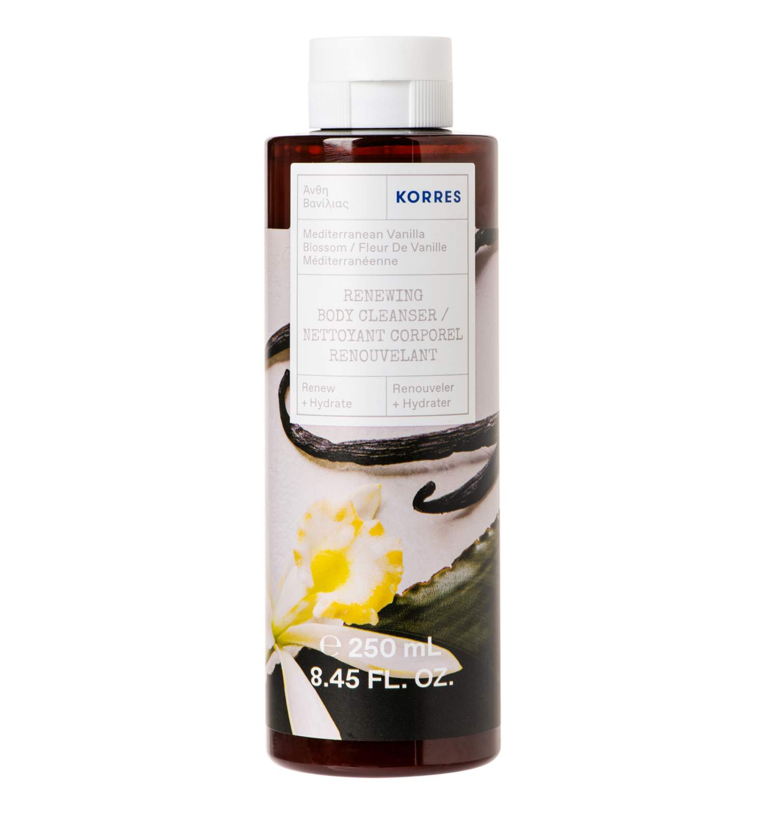 Mediterranean Vanilla Blossom Renewing Body Cleanser Korres Mediterranean Vanilla Blossom Renewing Body Cleanser 1