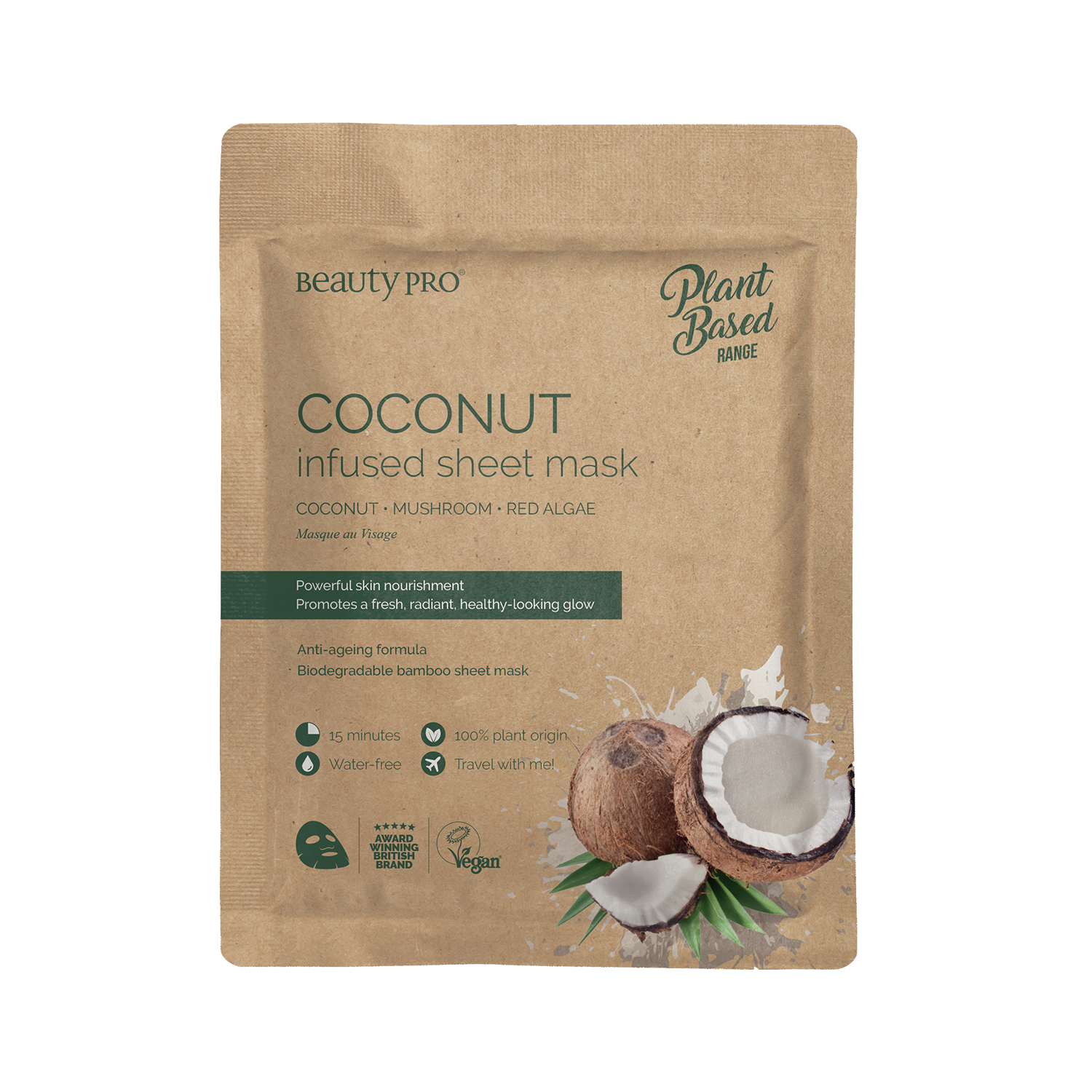 Beautypro Coconut Infused Sheet Mask