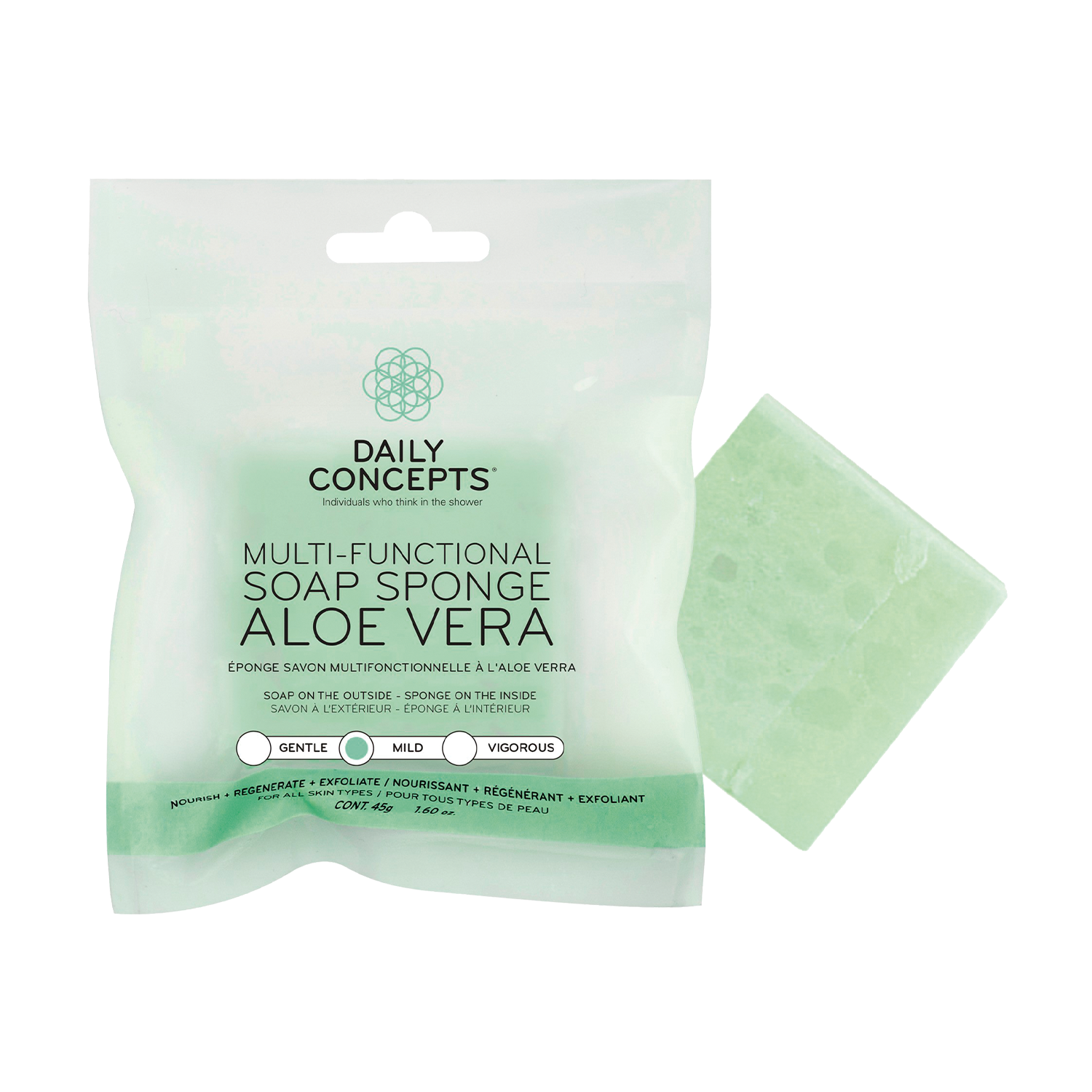 Daily Concepts Multi-Functional Soap Sponge Aloe Vera